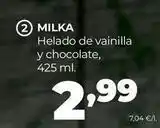 Alimerka Milka - helado de vainilla y chocolate oferta