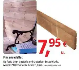 Bauhaus Friso machihembrado oferta