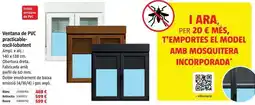 Bauhaus Ventana de pvc practicable-oscilobatiente oferta