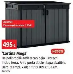 Bauhaus Keter - 'cortina mega' oferta