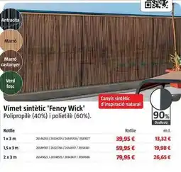 Bauhaus Mimbre sintetico 'fency wick' oferta