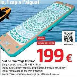 Bauhaus Xqmax - paddle surf yoga oferta