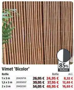 Bauhaus Mimbre 'bicolor' oferta