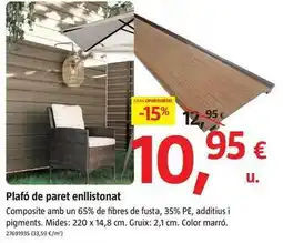 Bauhaus Panel de pared alistonado oferta