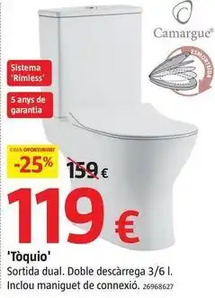 Bauhaus Camargue - packs de wc 'tokio' oferta