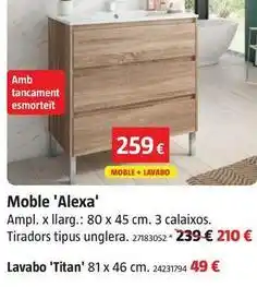 Bauhaus Mueble 'alexa' oferta