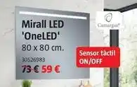 Bauhaus Espejo led oneled oferta