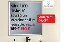 Bauhaus Espejo led 'lisbeth' oferta