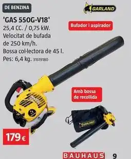 Bauhaus Garland - 'gas 550g-v18' oferta
