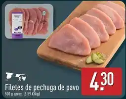 ALDI Filetes de pechuga de pavo oferta