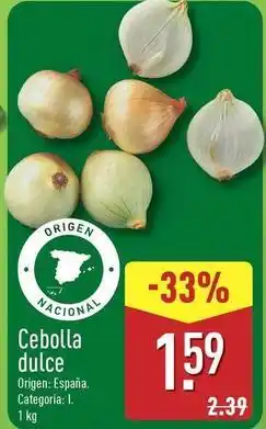 ALDI Cebolla dulce oferta