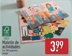 ALDI Maletin de actividades oferta