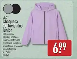 ALDI L&d - chaqueta cortavientos junior oferta