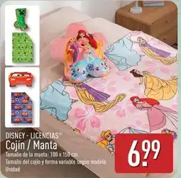 ALDI Disney/licencias - cojin/manta oferta