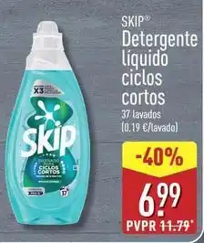 ALDI Skip - detergente liquido ciclos cortos oferta