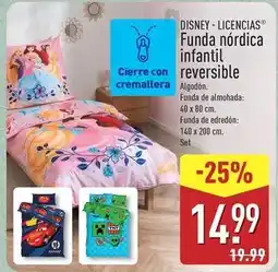 ALDI Disney/licencias - funda nordica infantil reversible oferta