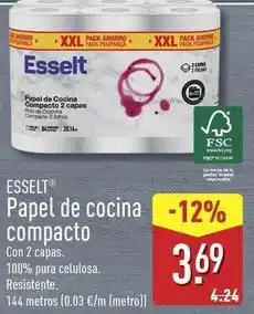 ALDI Esselt - papel de cocina compacto oferta