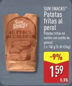 ALDI Sun snacks - patatas fritas al perol oferta