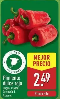 ALDI Pimiento dulce rojo oferta