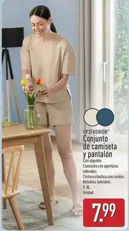 ALDI Up2fashion - conjunto de camiseta y pantalon oferta