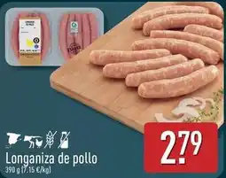 ALDI Longaniza de pollo oferta