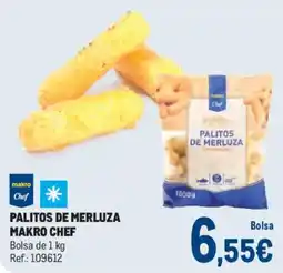 Makro MAKRO CHEF Palitos de merluza oferta