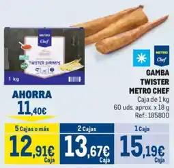Makro METRO CHEF Gamba twister oferta
