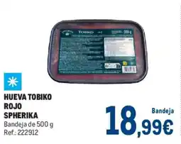 Makro Hueva tobiko rojo spherika oferta