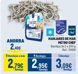 Makro METRO CHEF Manjares de mar oferta