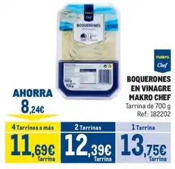 Makro MAKRO CHEF Boquerones en vinagre oferta