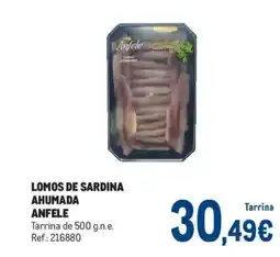 Makro ANFELE Lomos de sardina ahumada oferta