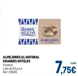 Makro Almejones al natural grandes hoteles oferta