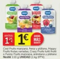 Consum Nestlé - fruits frutas oferta