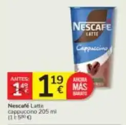 Consum Nescafé - latte cappuccino oferta