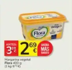 Consum Flora - margarina vegetal oferta