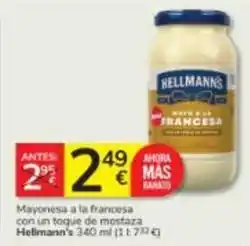 Consum Hellmann's - mayonesa a la francesa con un toque de mostaza oferta