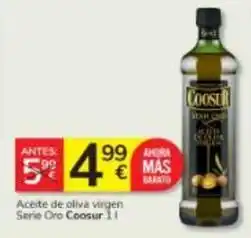 Consum Coosur - aceite de oliva virgen serie oro oferta