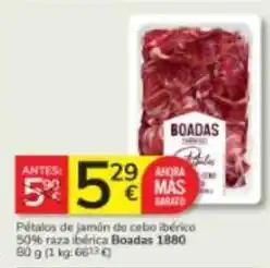 Consum Boadas - patalos de jamon de cebo iberico 50% raza iberica oferta