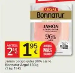 Consum Argal - jamón cocido extra oferta