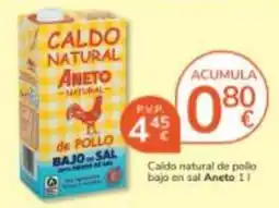 Consum Aneto - caldo natural de pollo bajo en sal oferta