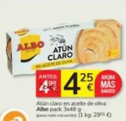 Consum Albo - atún claro en aceite de oliva oferta