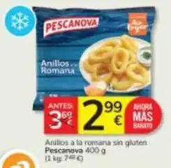 Consum Pescanova - anillos a la romana sin gluten oferta