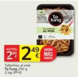 Consum Ta tung - tallarines al wok oferta