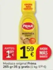 Consum Prima - mostaza original oferta