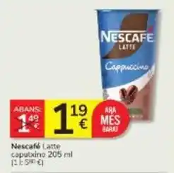 Consum Nescafé - latte càputxino oferta