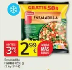 Consum Findus - ensaladilla oferta