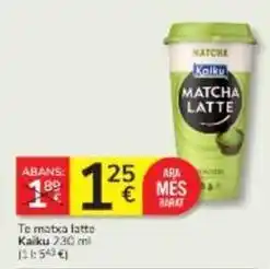 Consum Kaiku - te matca latte oferta