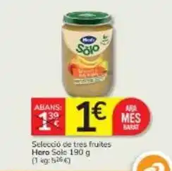Consum Hero - seleccio de tres fruites oferta