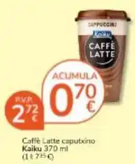 Consum Kaiku - caffe latte caputxno oferta