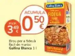 Consum Gallina blanca - brou per a fideuà fàsil de marisc oferta